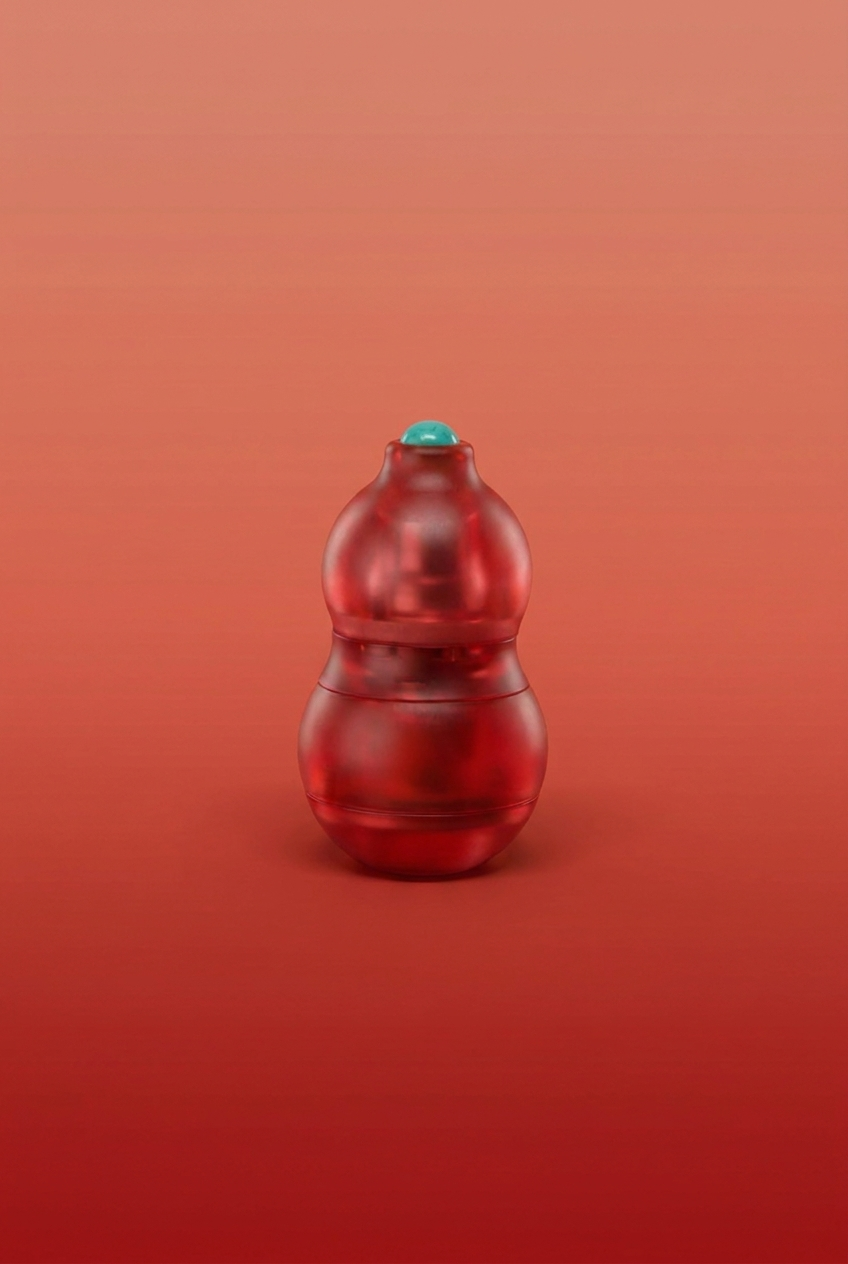 Ruby Red Gourd fidget