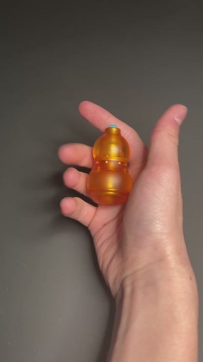 Amber Orange 4-in-1 Gourd Fidget Toy